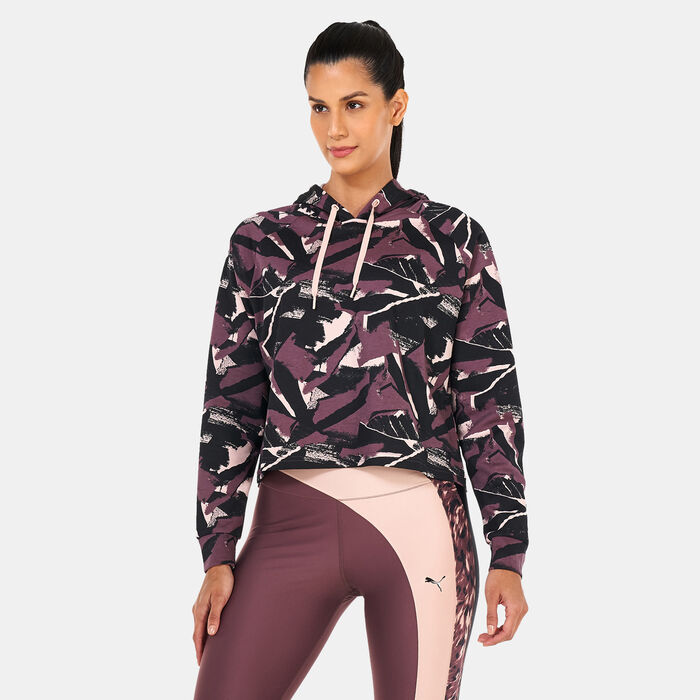 PUMA Women's Modern Sports Printed Hoodie Multi PUMA Women's Modern Sports Printed Hoodie Multi image number 0