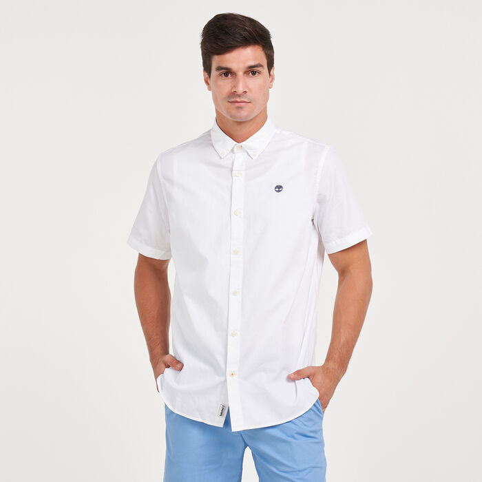 Timberland Men's Ela River Elevated Oxford Solid Shirt White Timberland Men's Ela River Elevated Oxford Solid Shirt White image number 0