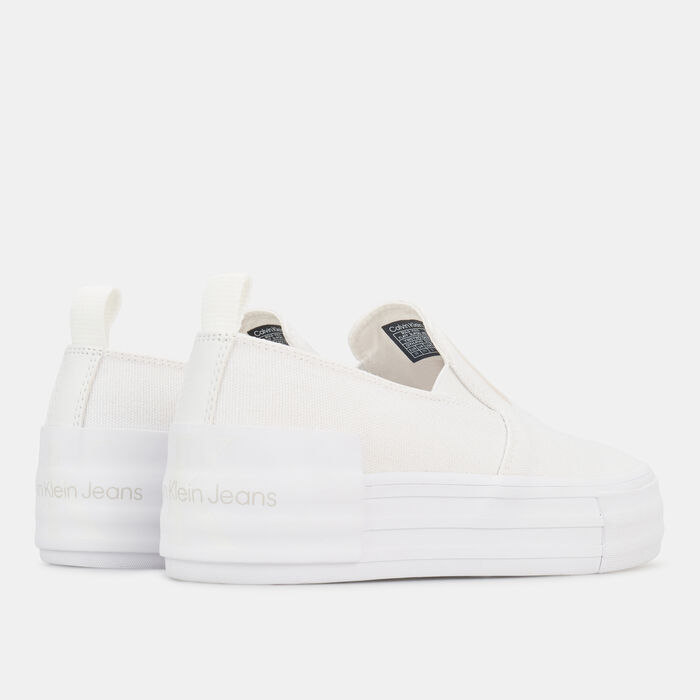Calvin Klein Women's Bold Vulcanized Slip-On Shoes White Calvin Klein Women's Bold Vulcanized Slip-On Shoes White image number 2