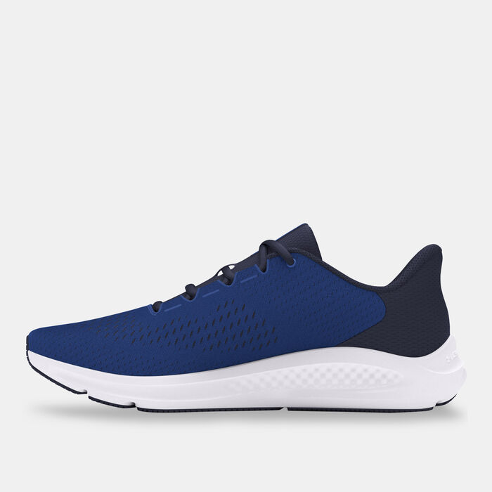 Under Armour Men's Charged Pursuit 3 Big Logo Running Shoes Blue Under Armour Men's Charged Pursuit 3 Big Logo Running Shoes Blue image number 2