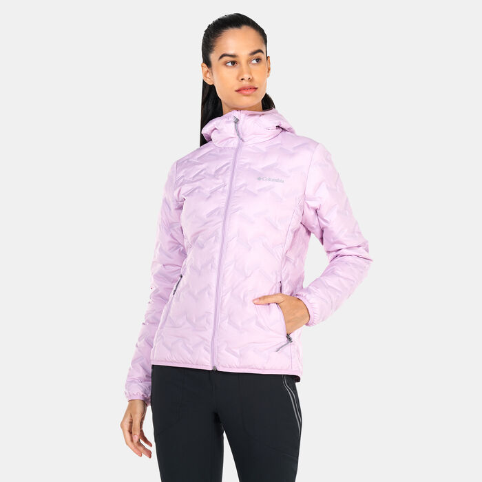 Columbia Women's Delta Ridge™ Down Hooded Jacket Purple Columbia Women's Delta Ridge™ Down Hooded Jacket Purple image number 0