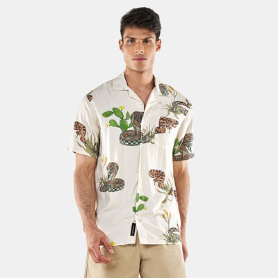 Vans Men's Desert Pack Woven Shirt White Vans Men's Desert Pack Woven Shirt White