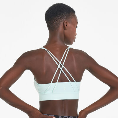 Nike Women's Swoosh Luxe Sports Bra Green