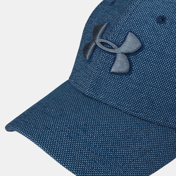 Under Armour Heathered Blitzing 3.0 Cap Blue Under Armour Heathered Blitzing 3.0 Cap Blue image number 2