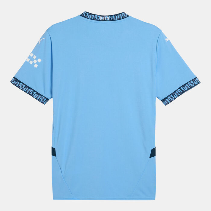 PUMA Men's Manchester City 24/25 Home Replica Football Jersey Blue PUMA Men's Manchester City 24/25 Home Replica Football Jersey Blue image number 1