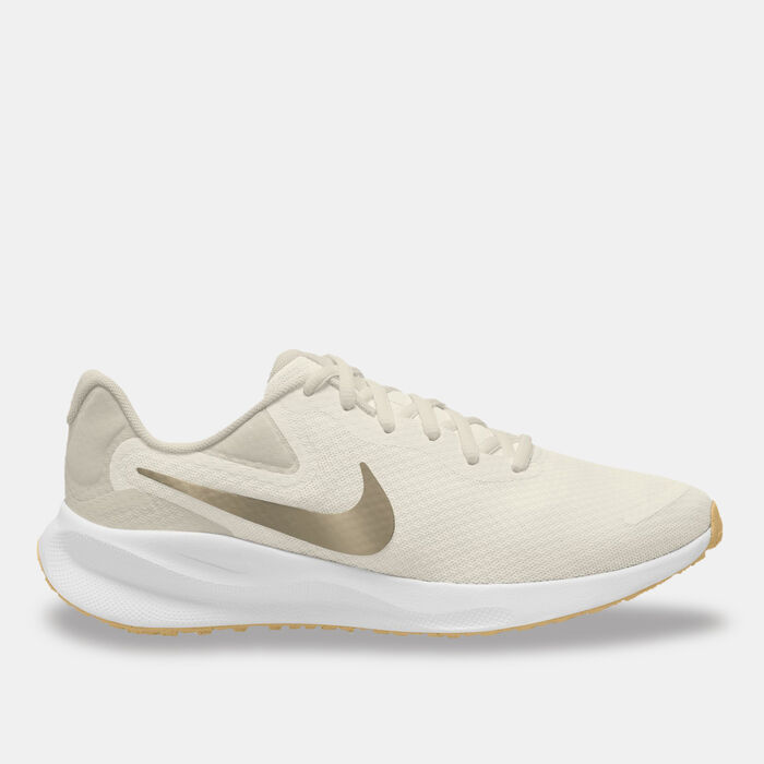 Nike Women's Revolution 7 Road Running Shoes Ivory Nike Women's Revolution 7 Road Running Shoes Ivory image number 0