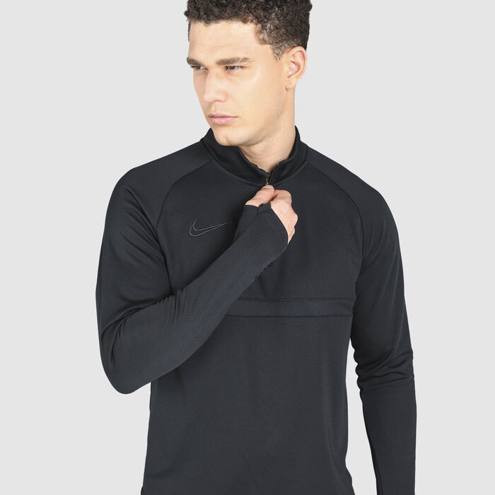 Nike Men's Dri-FIT Academy Football Drill Top Black Nike Men's Dri-FIT Academy Football Drill Top Black image number 3