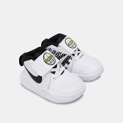 Nike Kids' Team Hustle D9 Shoe (Baby and Toddler) White Nike Kids' Team Hustle D9 Shoe (Baby and Toddler) White