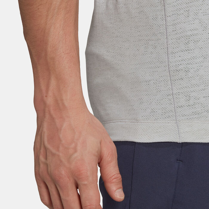 adidas Men's Yoga Training Tank Top White image number 4