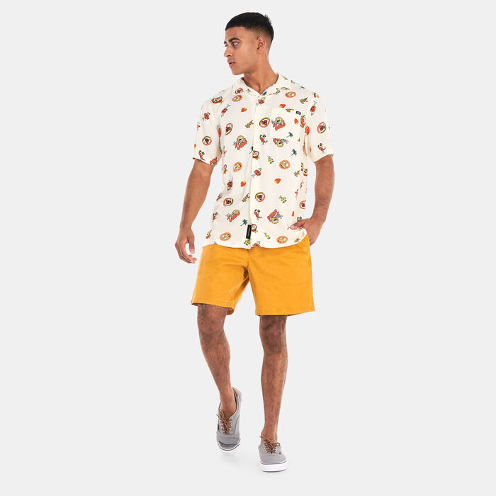 Vans Men's Range Salt-Wash Shorts Orange Vans Men's Range Salt-Wash Shorts Orange image number 2