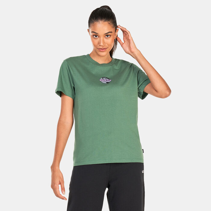 Vans Women's Earth & Sun BFF T-Shirt Green Vans Women's Earth & Sun BFF T-Shirt Green image number 0