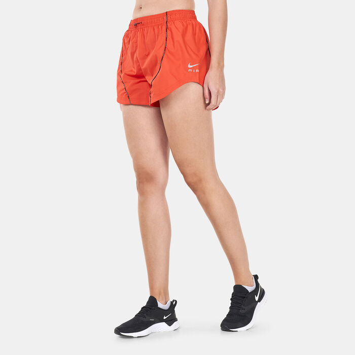 Nike Women's Air Running Shorts Orange Nike Women's Air Running Shorts Orange image number 0
