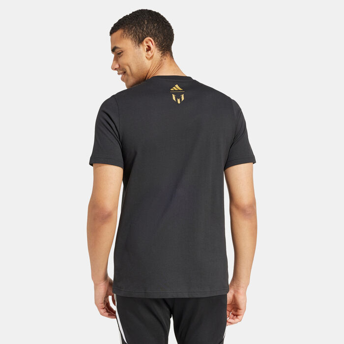 adidas Men's Messi Graphic T-Shirt Black adidas Men's Messi Graphic T-Shirt Black image number 1
