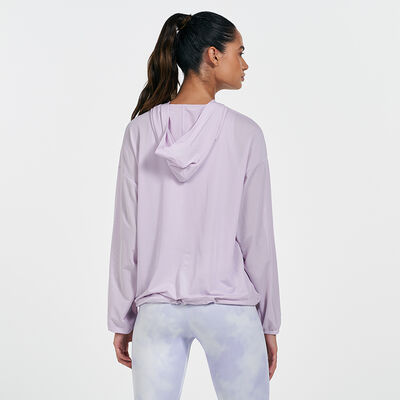 Nike Women's Pro Coverup Hoodie Purple