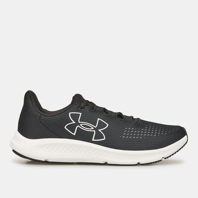 Under Armour Men's Charged Pursuit 3 Big Logo Running Shoes Black
