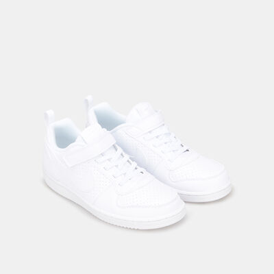 Nike Kids' Court Borough Low Basketball Shoe White