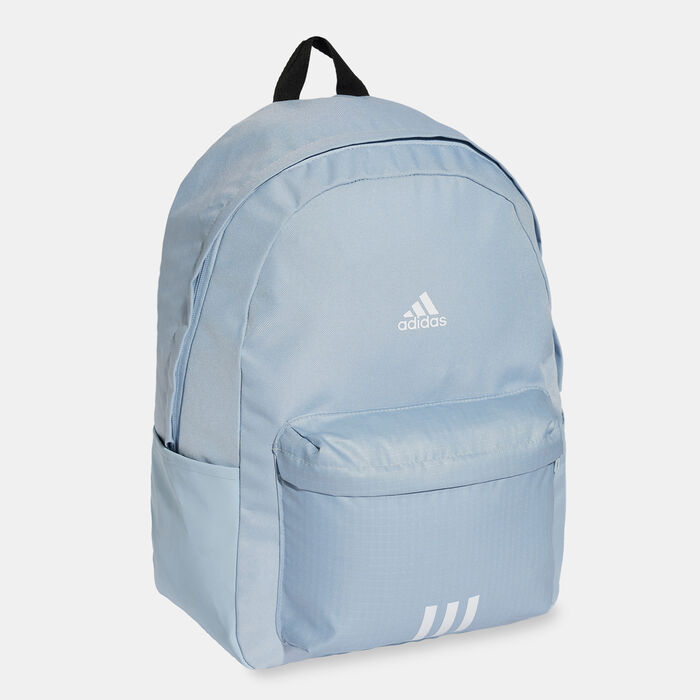 adidas Men's Classic Badge of Sport 3-Stripes Backpack Blue adidas Men's Classic Badge of Sport 3-Stripes Backpack Blue image number 1