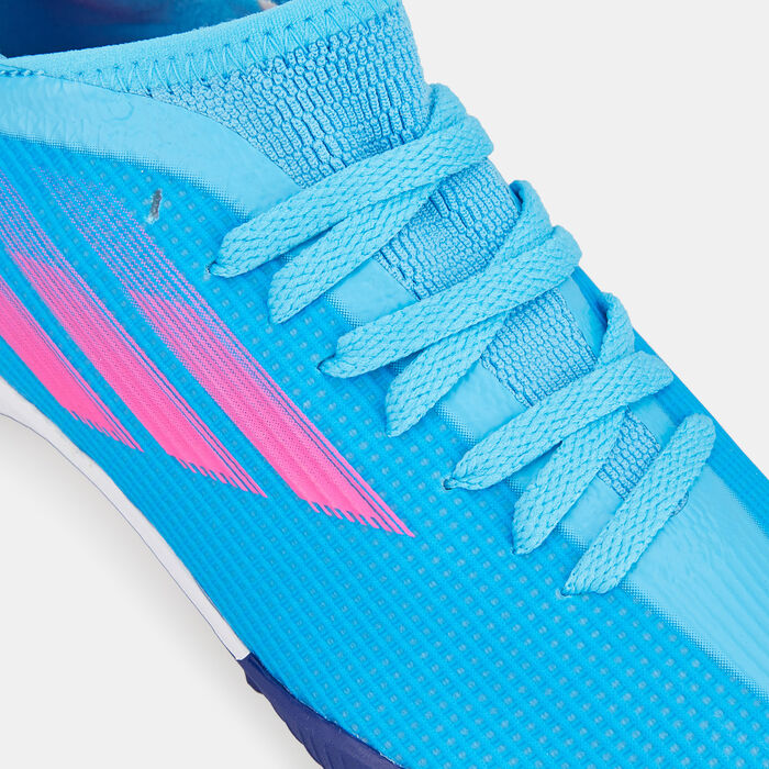 adidas Kids' X Speedflow Messi.3 Turf Ground Football Shoe Blue adidas Kids' X Speedflow Messi.3 Turf Ground Football Shoe Blue image number 4