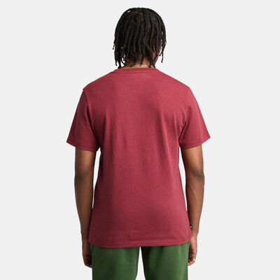 Timberland Men's Established 1973 Logo T-Shirt Red Timberland Men's Established 1973 Logo T-Shirt Red