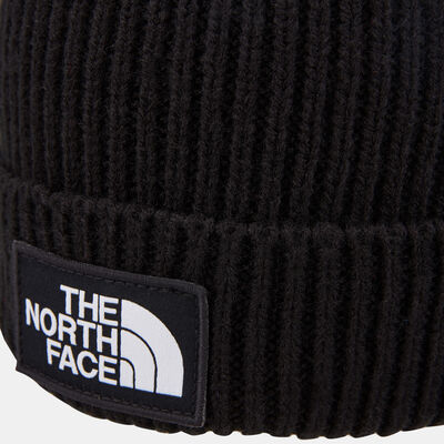 The North Face Logo Boxed Cuffed Beanie Black
