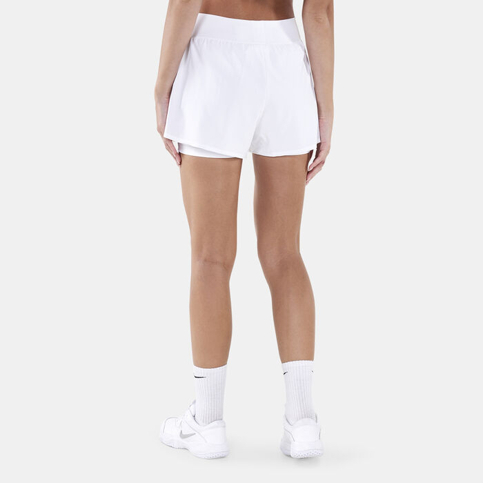 Nike Women's Court Dri-FIT Victory Tennis Shorts White image number 1