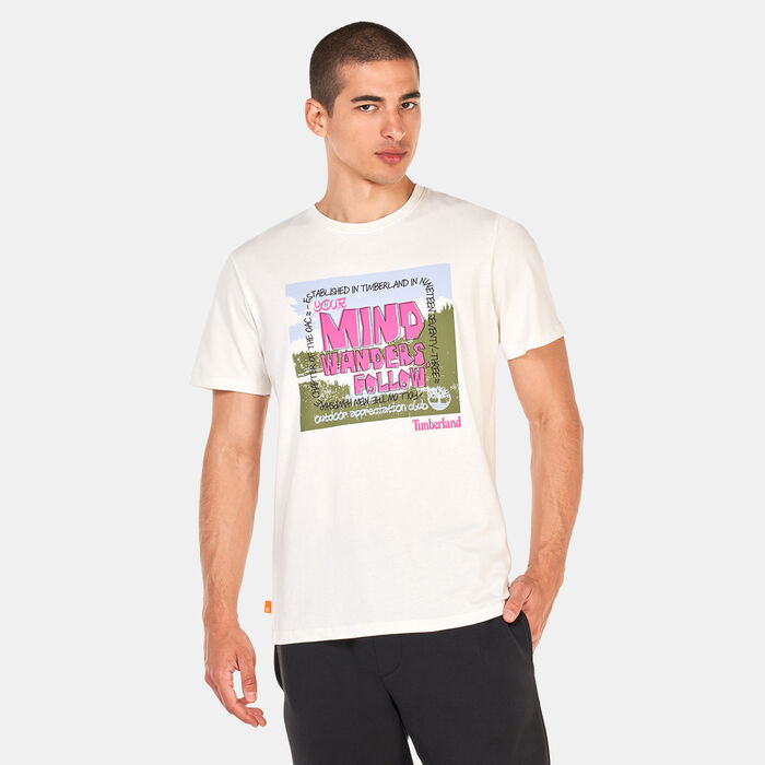 Timberland Men's Outdoor Graphic T-Shirt White Timberland Men's Outdoor Graphic T-Shirt White image number 0