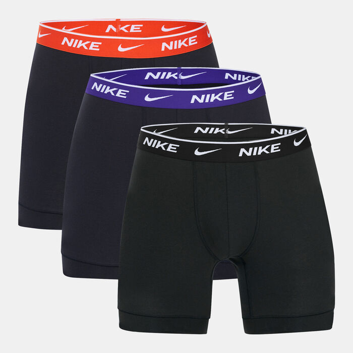 Nike Men's Logo Boxer Briefs (3 Pack) Black image number 0