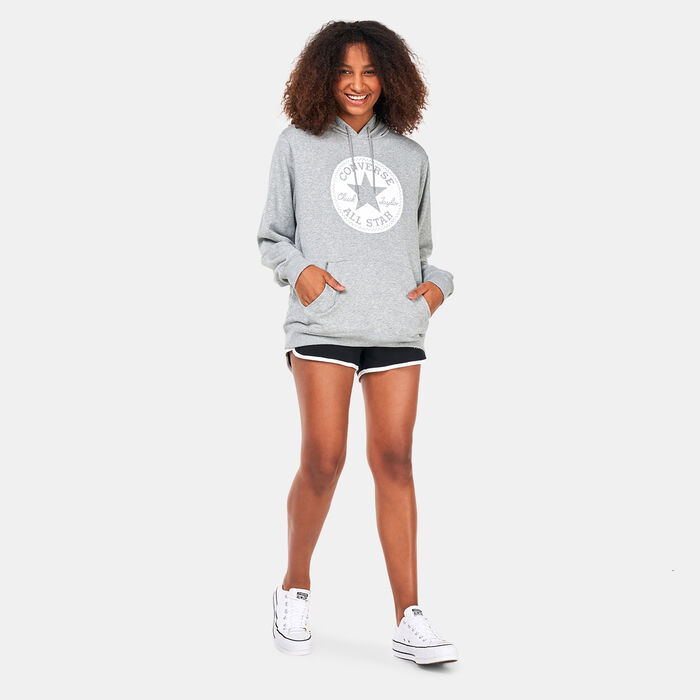 Converse Chuck Taylor All Star Logo Hoodie Grey Converse Chuck Taylor All Star Logo Hoodie Grey image number 3