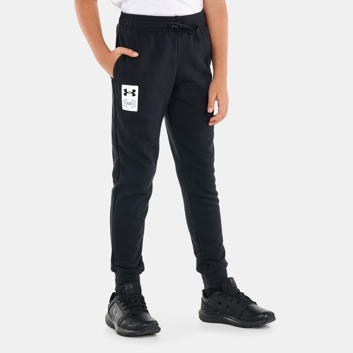 Under Armour Kids' Rival Terry Joggers Black Under Armour Kids' Rival Terry Joggers Black image number 0