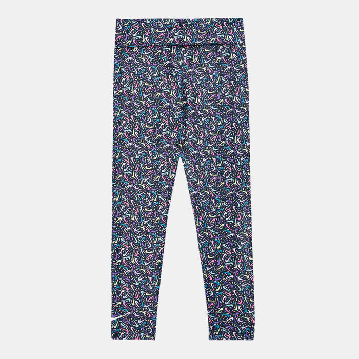 Nike Kids' Swoosh Allover Print Leggings Multi Nike Kids' Swoosh Allover Print Leggings Multi image number 1