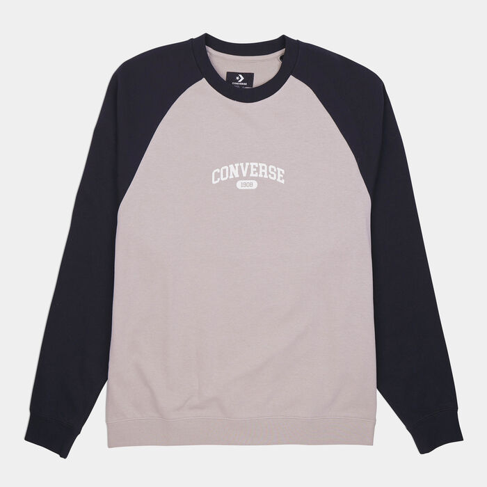 Converse Men's Retro Chuck Sweatshirt Black Converse Men's Retro Chuck Sweatshirt Black image number 0