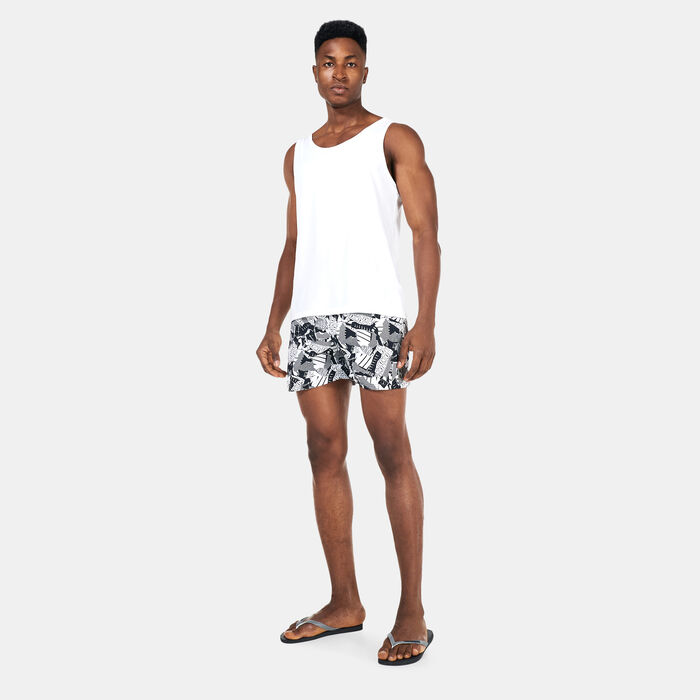 Nike Swim Men's Swim Collage Icon 5-Inch Volley Shorts Black Nike Swim Men's Swim Collage Icon 5-Inch Volley Shorts Black image number 2