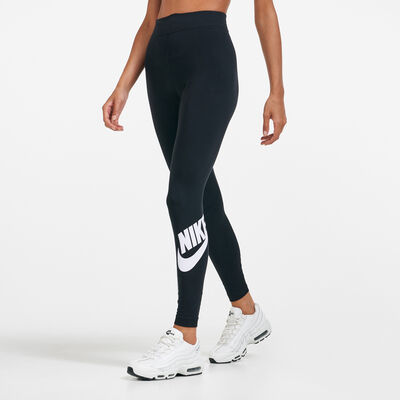 Nike Women's Sportswear Essential Futura Leggings Black Nike Women's Sportswear Essential Futura Leggings Black