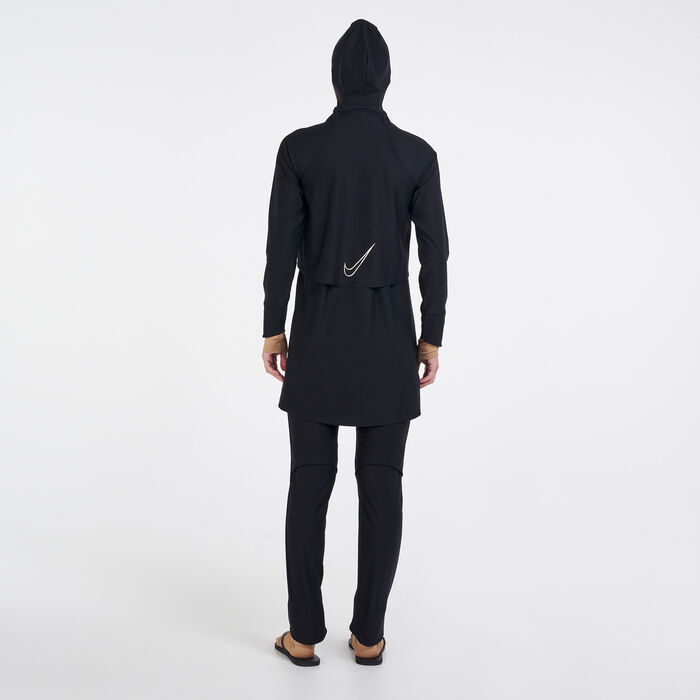 Nike Swim Women's Victory Luxe Swimming Leggings yellow image number 1