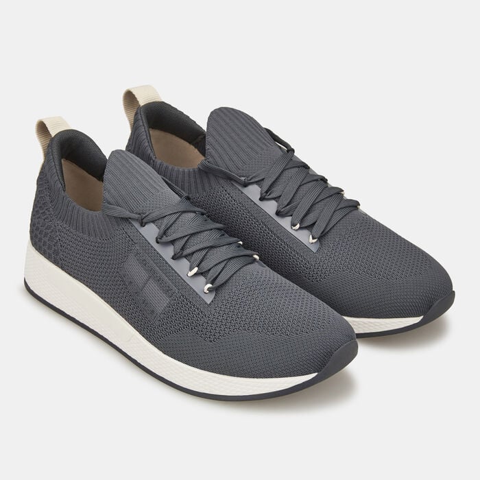 Tommy Hilfiger Men's Knitted Running Shoe Black Tommy Hilfiger Men's Knitted Running Shoe Black image number 1