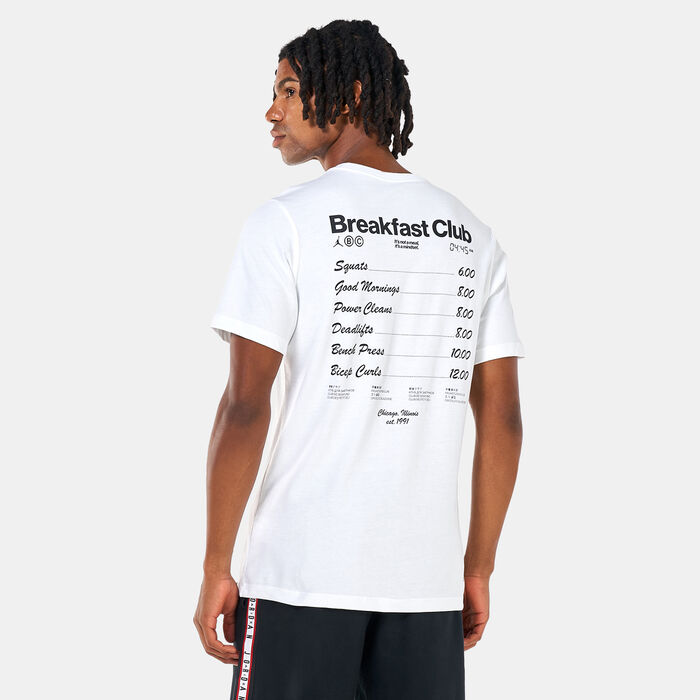 Jordan Men's Dri-FIT Sport Breakfast Club T-Shirt White Jordan Men's Dri-FIT Sport Breakfast Club T-Shirt White image number 1