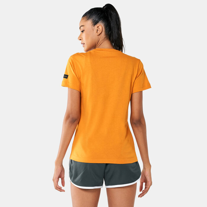 adidas Women's Marimekko Graphic T-Shirt Orange image number 1
