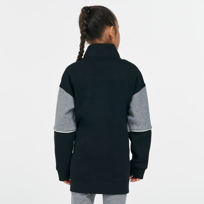 Nike Kids' Sportswear Fleece Half-Zip Sweatshirt Beige Nike Kids' Sportswear Fleece Half-Zip Sweatshirt Beige image number 1