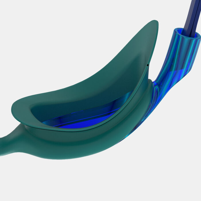 Speedo Women's Virtue Mirror Swimming Goggles Blue image number 3