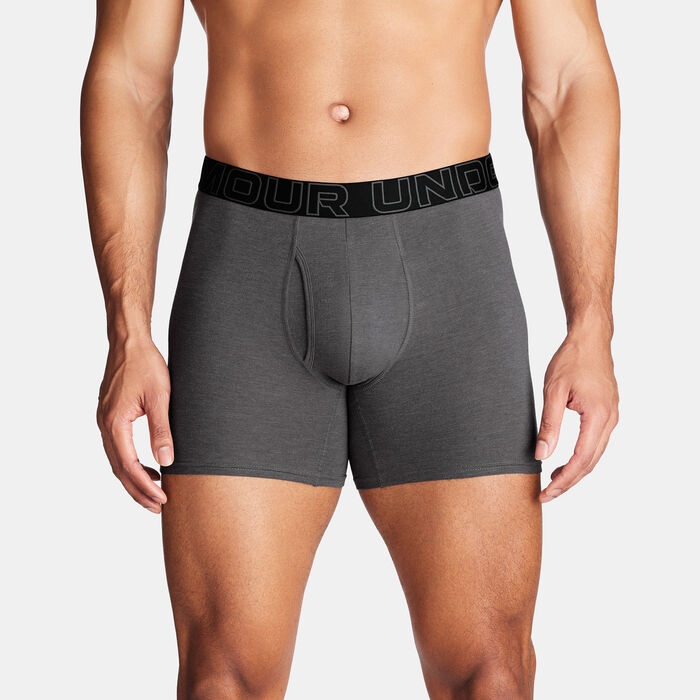 Under Armour Men's Performance Boxers (3 Pieces) Grey image number 0