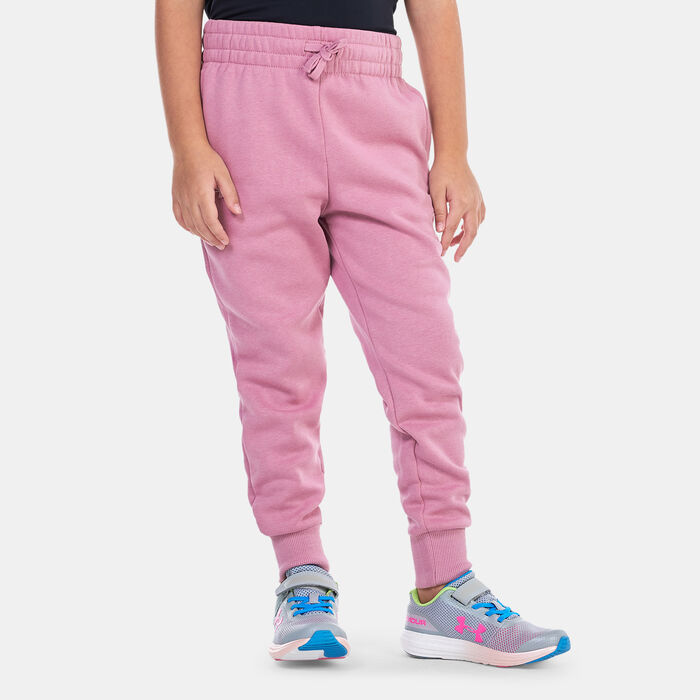 Under Armour Kids' UA Rival Fleece Joggers Pink Under Armour Kids' UA Rival Fleece Joggers Pink image number 0