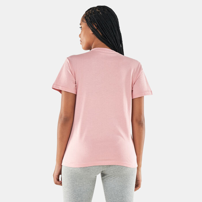 adidas Women's Essentials Logo Print T-Shirt Pink image number 1
