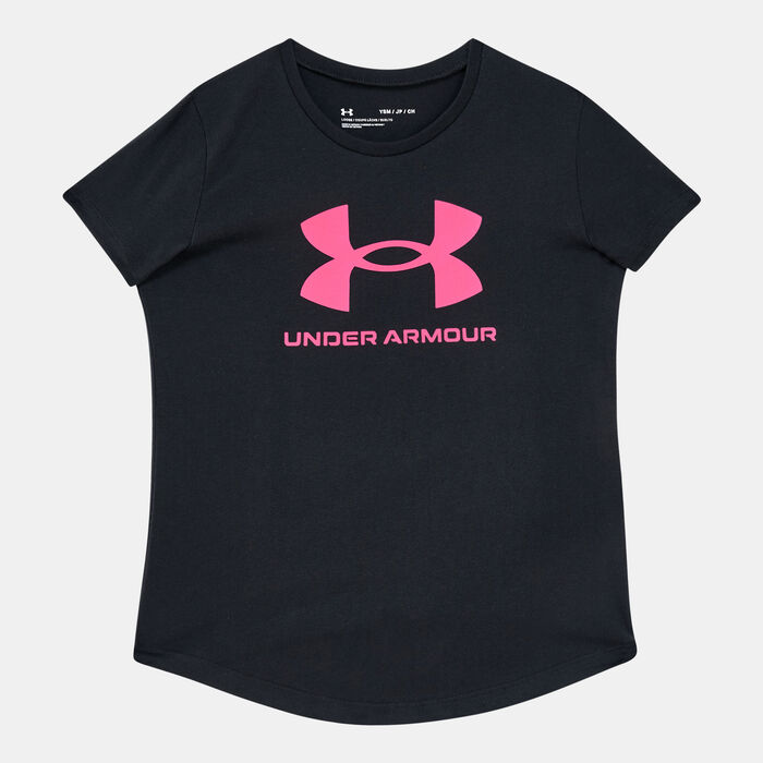 Under Armour Kids' UA Sportstyle Graphic T-Shirt Black Under Armour Kids' UA Sportstyle Graphic T-Shirt Black image number 0