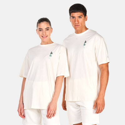 New Era Los Angeles Dodgers MLB Stacked Logo Oversized T-Shirt White