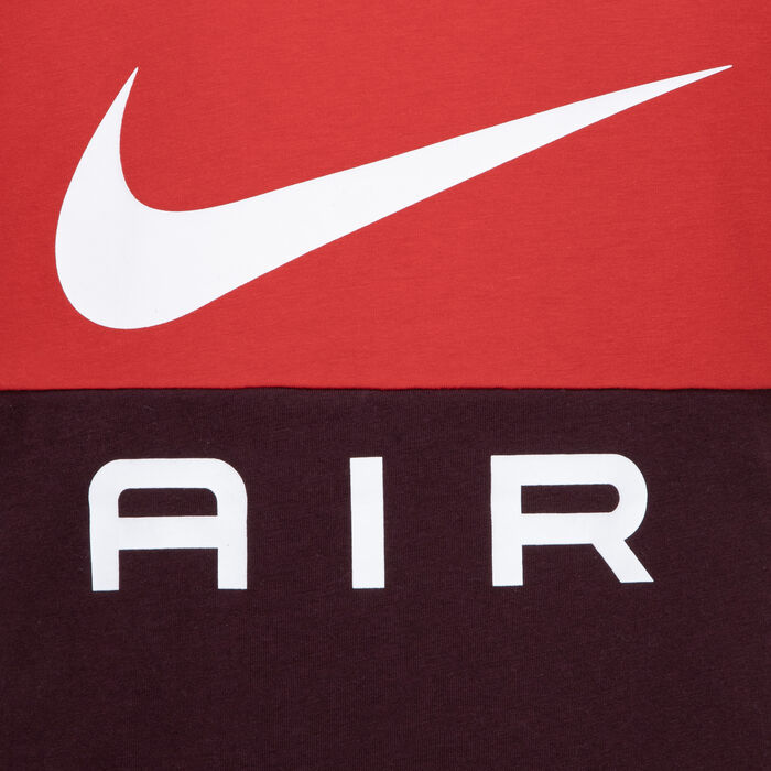 Nike Kids' Air Fleece T-Shirt and Shorts Set Red image number 5