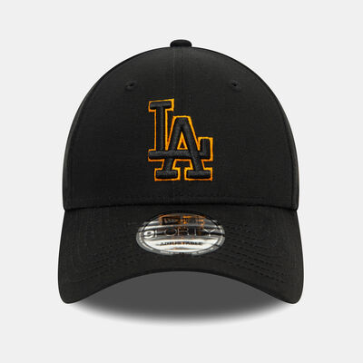 New Era Men's MLB Los Angeles Dodgers Team Outline 9FORTY Cap Black