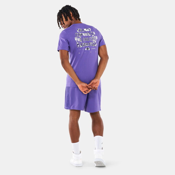 Jordan Men's Jumpman Graphic T-Shirt Purple image number 2