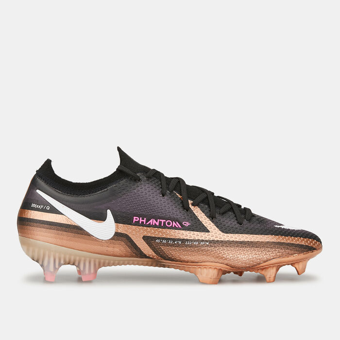 Nike Men's Phantom GT2 Elite Firm Ground Football Shoe Gold Nike Men's Phantom GT2 Elite Firm Ground Football Shoe Gold image number 0