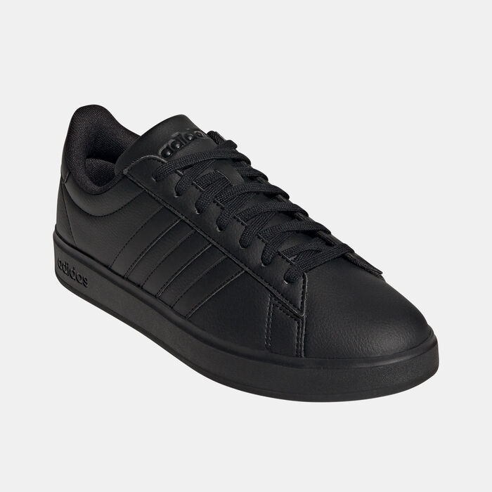 adidas Men's Grand Court Cloudfoam Comfort Shoe Black adidas Men's Grand Court Cloudfoam Comfort Shoe Black image number 1