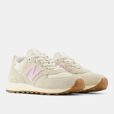 New Balance Women's 574 Shoes Beige